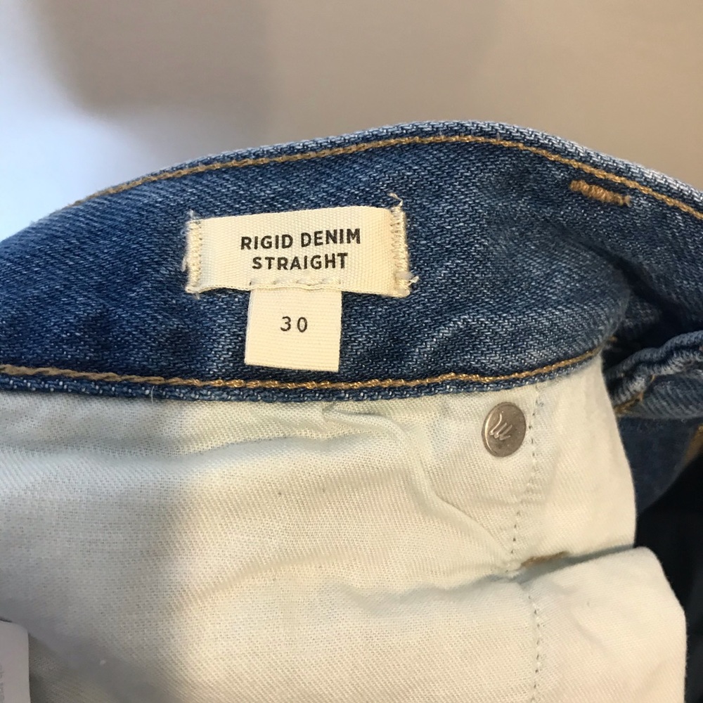 NEW Madewell Denim Jean Mini Skirt Distressed 30 - Picture 8 of 9